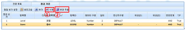 인터페이스 전문 점검기준 삭제